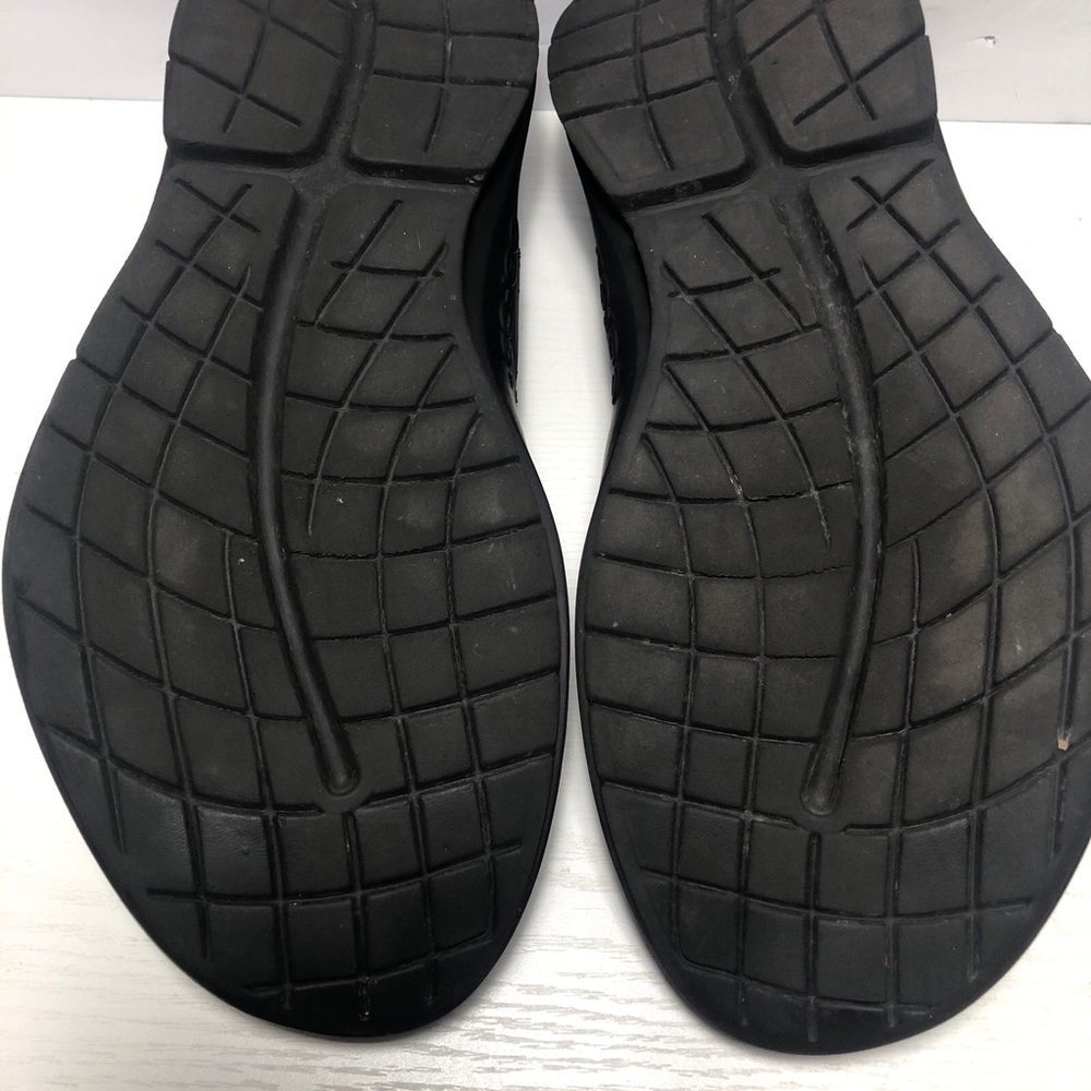 OOFOS Fibre Low Shoes Black Gray Men’s Sz 11.5 Lightweight Recover Performance - Picture 6 of 8